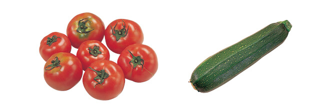 水切り栽培のうま夏トマト・800g&ズッキーニ・1本