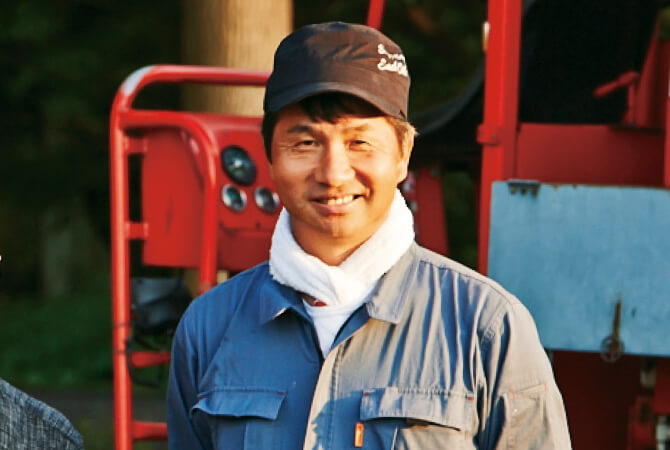 北海道・金井さんの男爵生産者、北海道江別市 金井修一さん