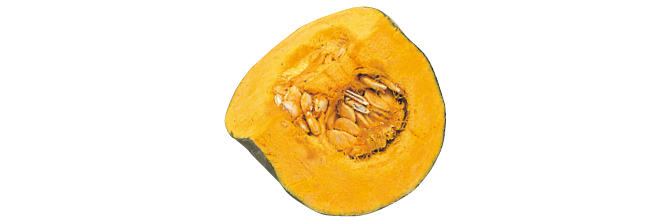 レンジにかけて切りやすく かぼちゃ