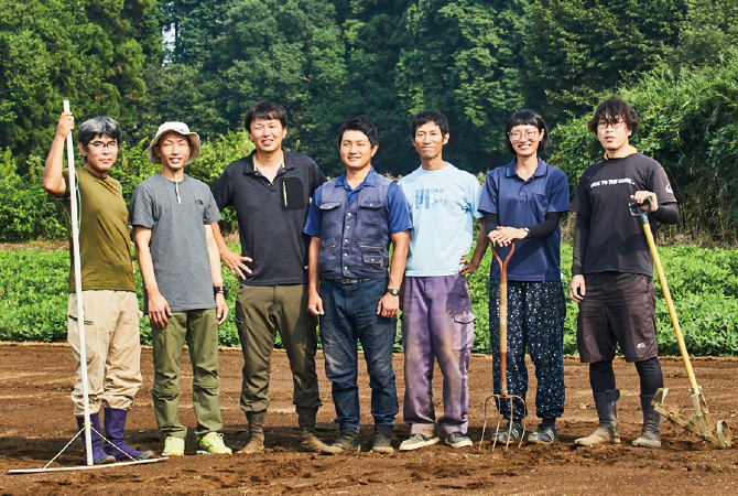 人参の生産者、さんぶ野菜ネットワーク 若手生産者の皆さん(千葉県山武市)