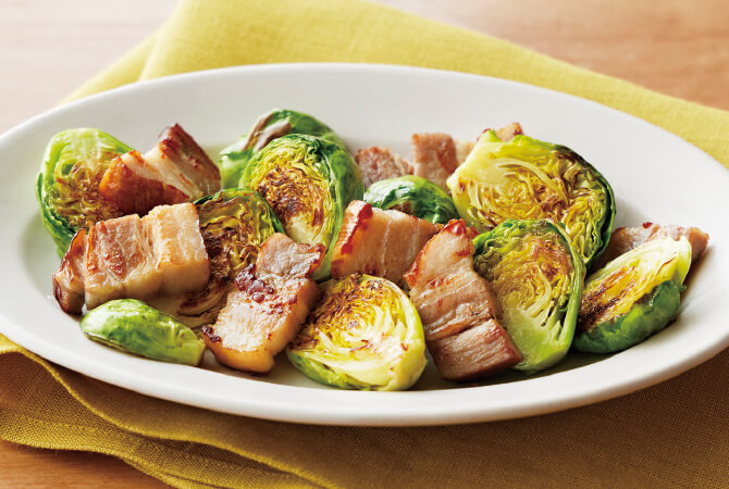 芽キャベツのグリル