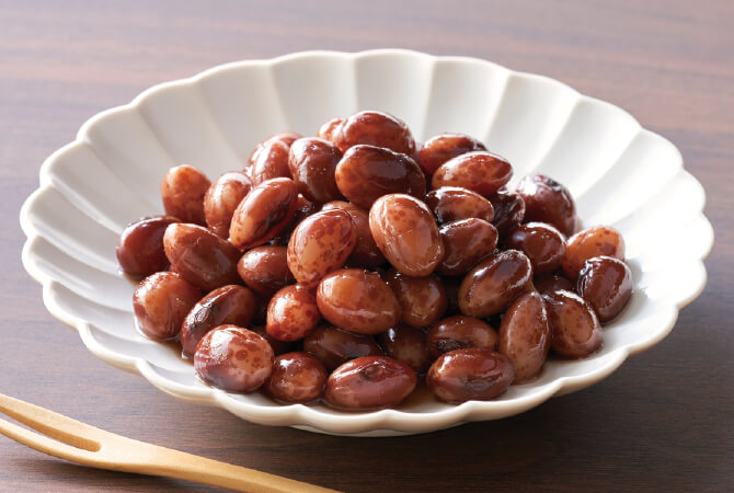 紅しぼりの甘煮