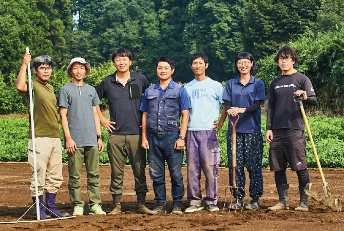 里芋の生産者、さんぶ野菜ネットワーク 若手生産者の皆さん(千葉県山武市)